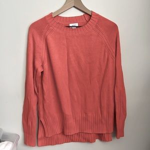 Old Navy Knit Coral Colored Sweater Size M